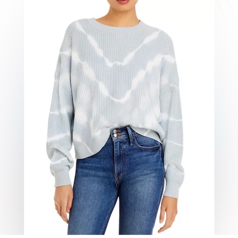 Pistola Eva‎ Tie Dyed Sweater Blue White Size XS